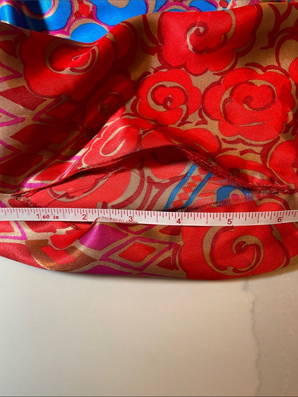 Vintage David Brown for Saks Fifth Avenue Caftan *needs repair - Picture 6 of 10